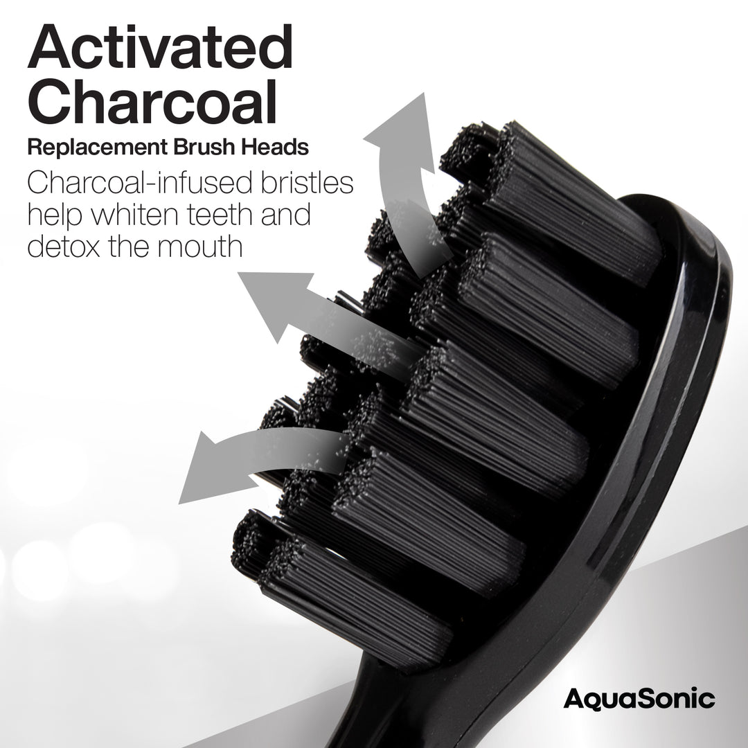 Activated Charcoal Brush Heads
