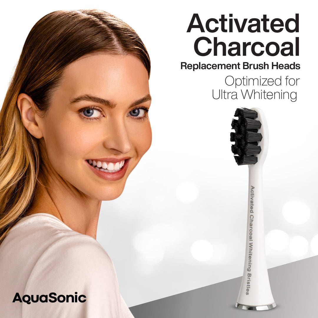 Activated Charcoal Brush Heads